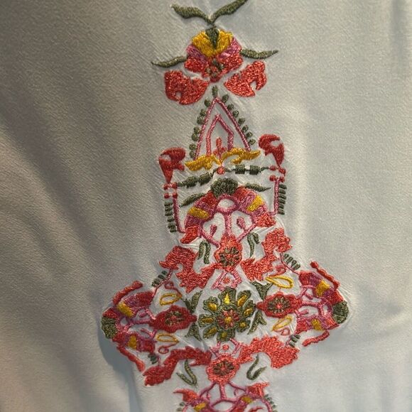 SOFT SURROUNDINGS Maxi Embroidered Caftan NWT Size L - Picture 6 of 10
